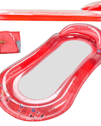 Oppustelig Vandmadras Til Swimmingpool Med Net  Rød Bestway 43103