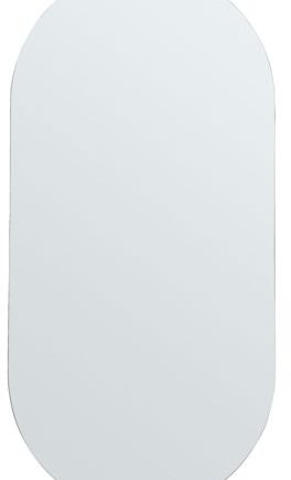 Oval Vægspejl House Doctor Walls 70   35 Cm Glas Mdf Jern