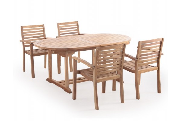Pala Luksus Teak Havemøbelsæt