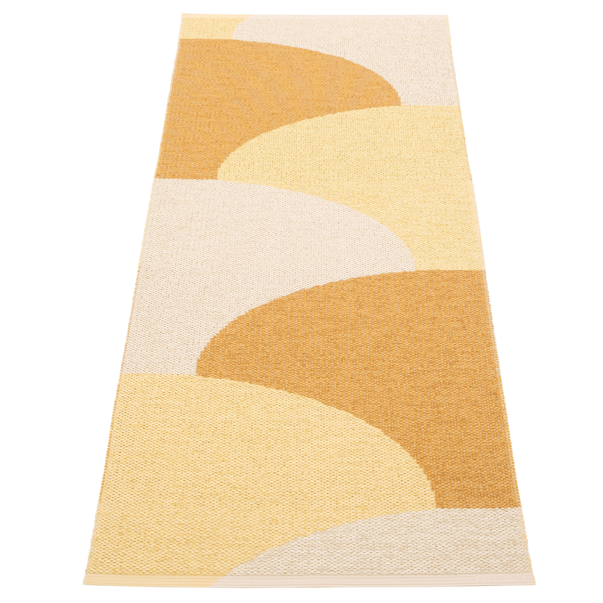 Pappelina Hill Tæppe 70x180 Cm  Creme Lysgul Okker