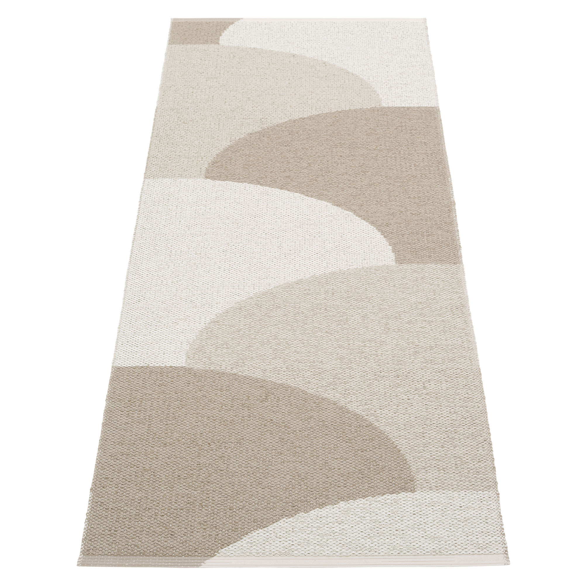 Pappelina Hill Tæppe 70x180 Cm  Dark Linen Linen Fossil Grey