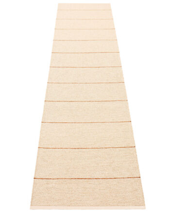 Pappelina Lea Gulvtæppe 300    70 Cm  Beige Rust Vanilla
