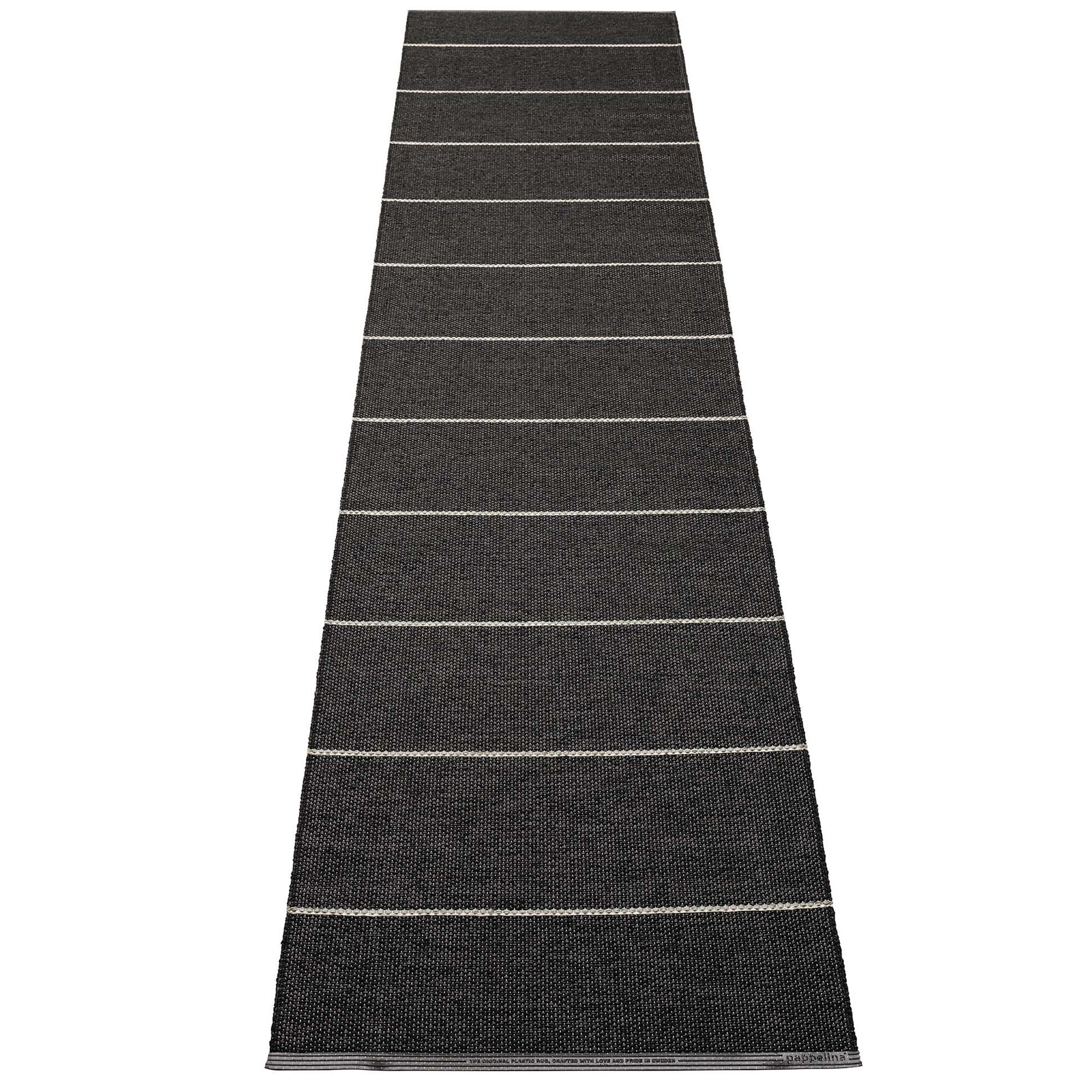 Pappelina Lea Gulvtæppe 300 70 Cm Black Mint Vanilla
