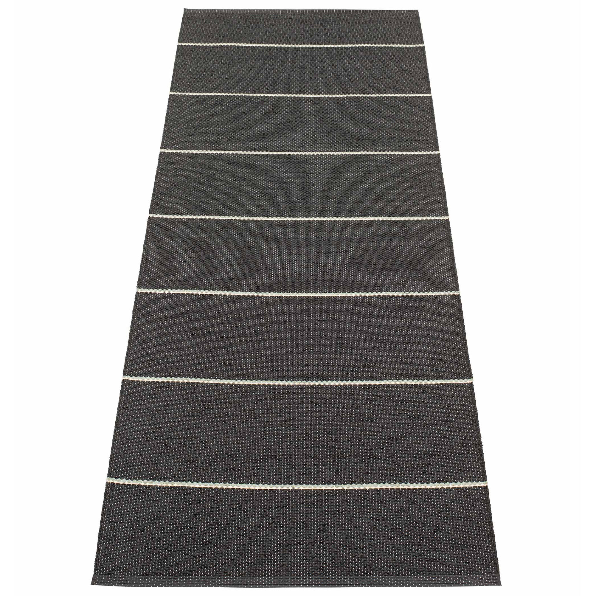 Pappelina Lea Gulvtæppe 225 70 Cm Black Mint Vanilla