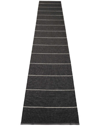 Pappelina Lea Gulvtæppe 375    70 Cm  Black Mint Vanilla