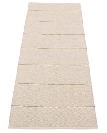 Pappelina Lea Gulvtæppe 225    70 Cm  Linen Pine Vanilla
