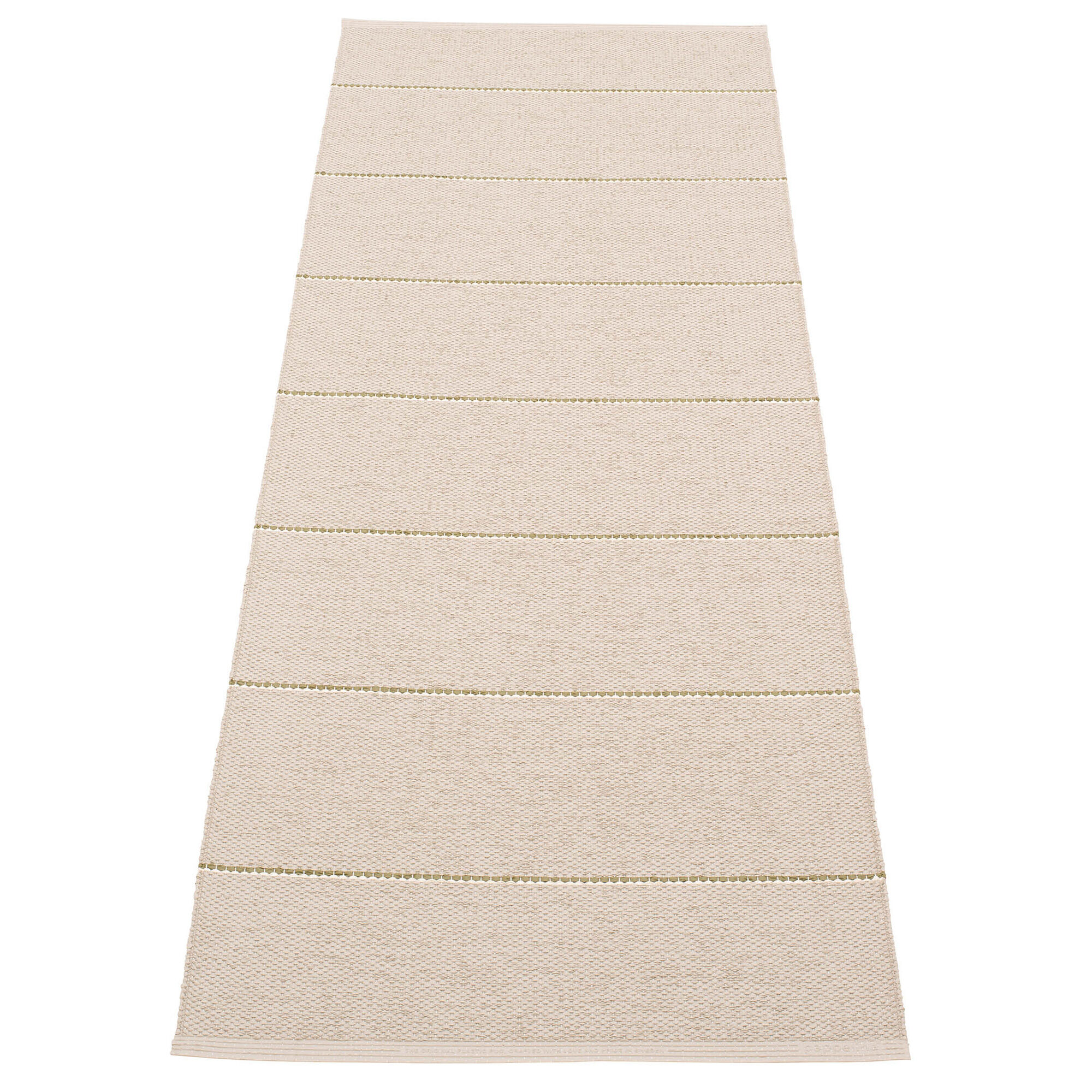 Pappelina Lea Gulvtæppe 225 70 Cm Linen Pine Vanilla