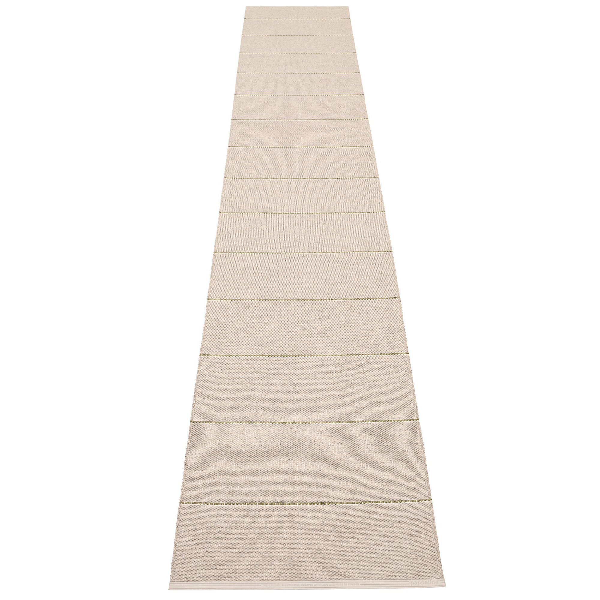Pappelina Lea Gulvtæppe 375 70 Cm Linen Pine Vanilla