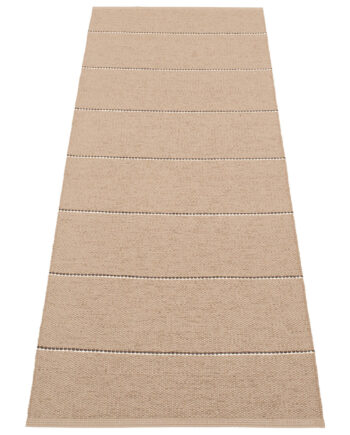 Pappelina Lea Gulvtæppe 225    70 Cm  Potato Brown Vanilla