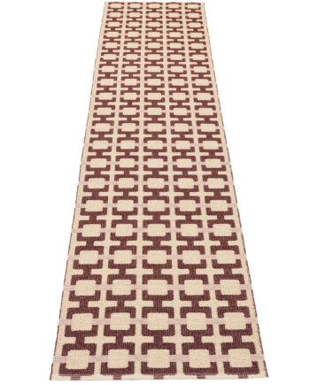 Pappelina Tom Gulvtæppe 300   70 Cm  Burgundy Cream Rose