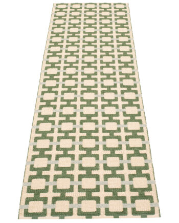 Pappelina Tom Gulvtæppe 240   70 Cm  Leaf Cream Sage