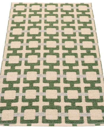 Pappelina Tom Gulvtæppe 120   70 Cm  Leaf Cream Sage