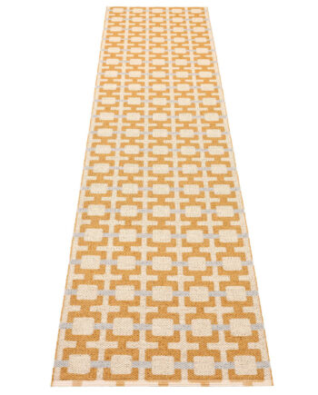 Pappelina Tom Gulvtæppe 300   70 Cm  Ochre Cream Sage