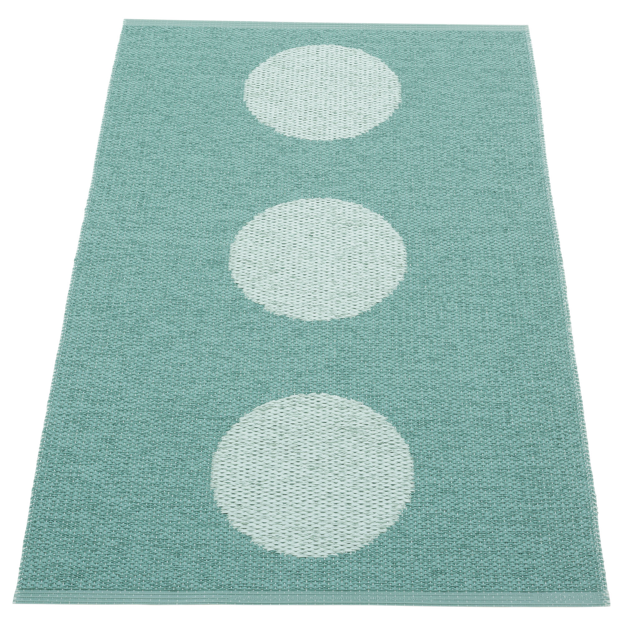 Pappelina Vera Pop Tæppe 70x120 Cm  Jade Turkis