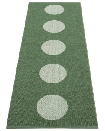 Pappelina Vera Pop Tæppe 70x200 Cm  Leaf Misty Mint
