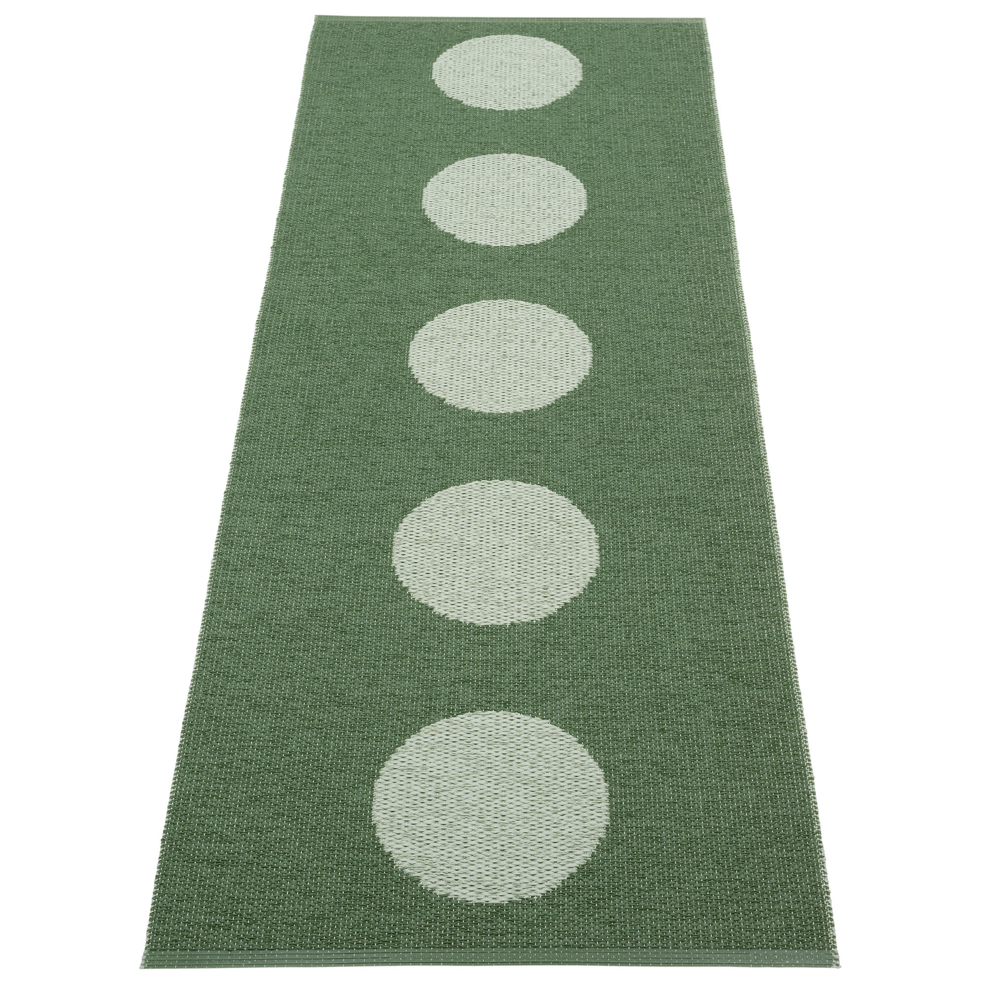 Pappelina Vera Pop Tæppe 70x200 Cm  Leaf Misty Mint