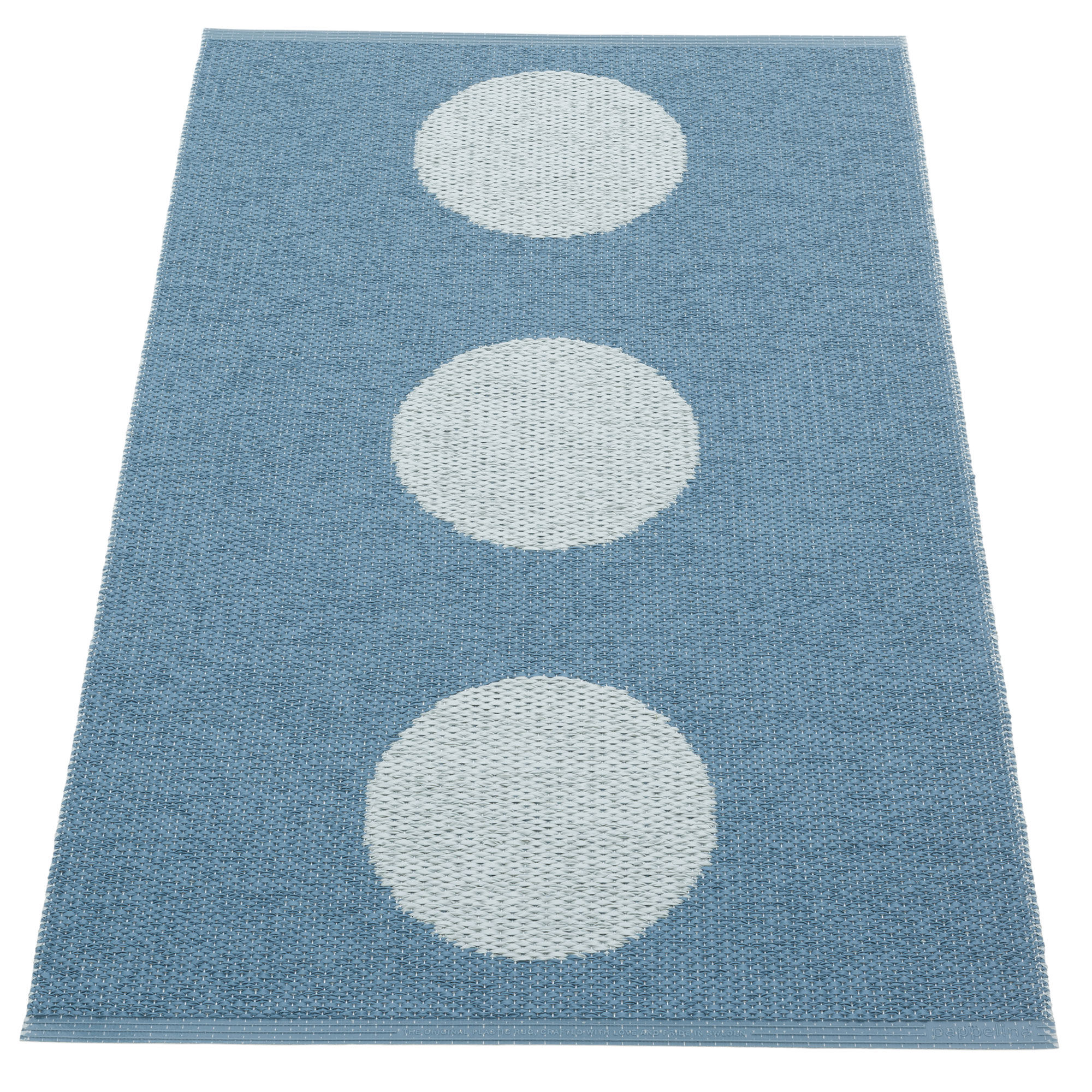 Pappelina Vera Pop Tæppe 70x120 Cm  River Blue Fog