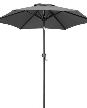 Parasol Antracit ø200cm Uv-beskyttelse 50