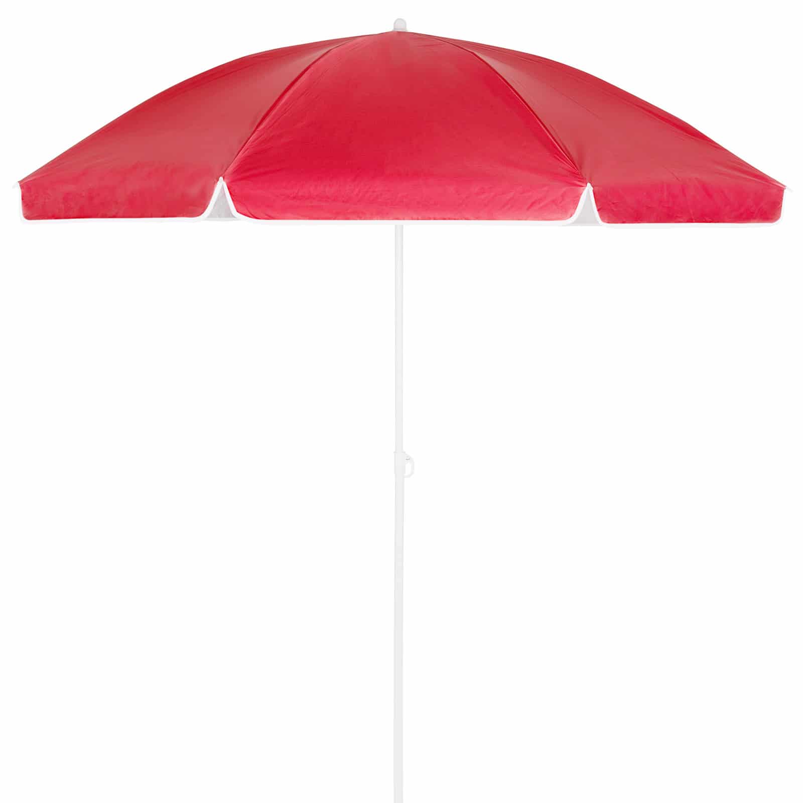 Parasol 180 200 Cm Uv-beskyttelse 50  Vipbar Med Jordspyd Bæretaske Vandafvisende Strandparasol  Farve Størrelse: Rød 200 Cm