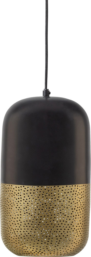 Pendel- Hængelampe Woood Exclusive Tirsa Sort Messing ø20ã H36 Cm