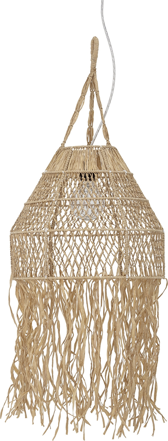 Pendellampe Creative Collection Thora Raffia ø40 Cm Natur Håndvævet Ophængslampe