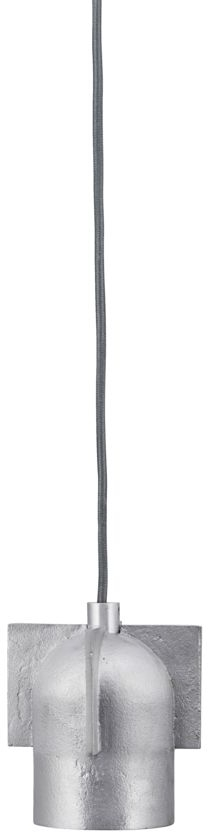 Pendellampe House Doctor Akola Aluminium Børstet Sølv ø9 H12 Cm