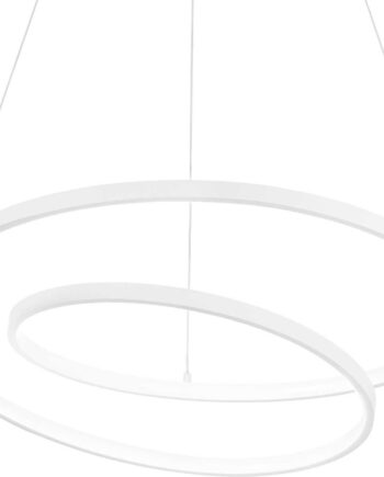 Pendellampe Ideal Lux Oz Led ø80 Cm Justerbar Hvid