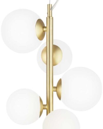 Pendellampe Ideal Lux Perlage Loftlampe ø260   H580-2670 Mm Messing