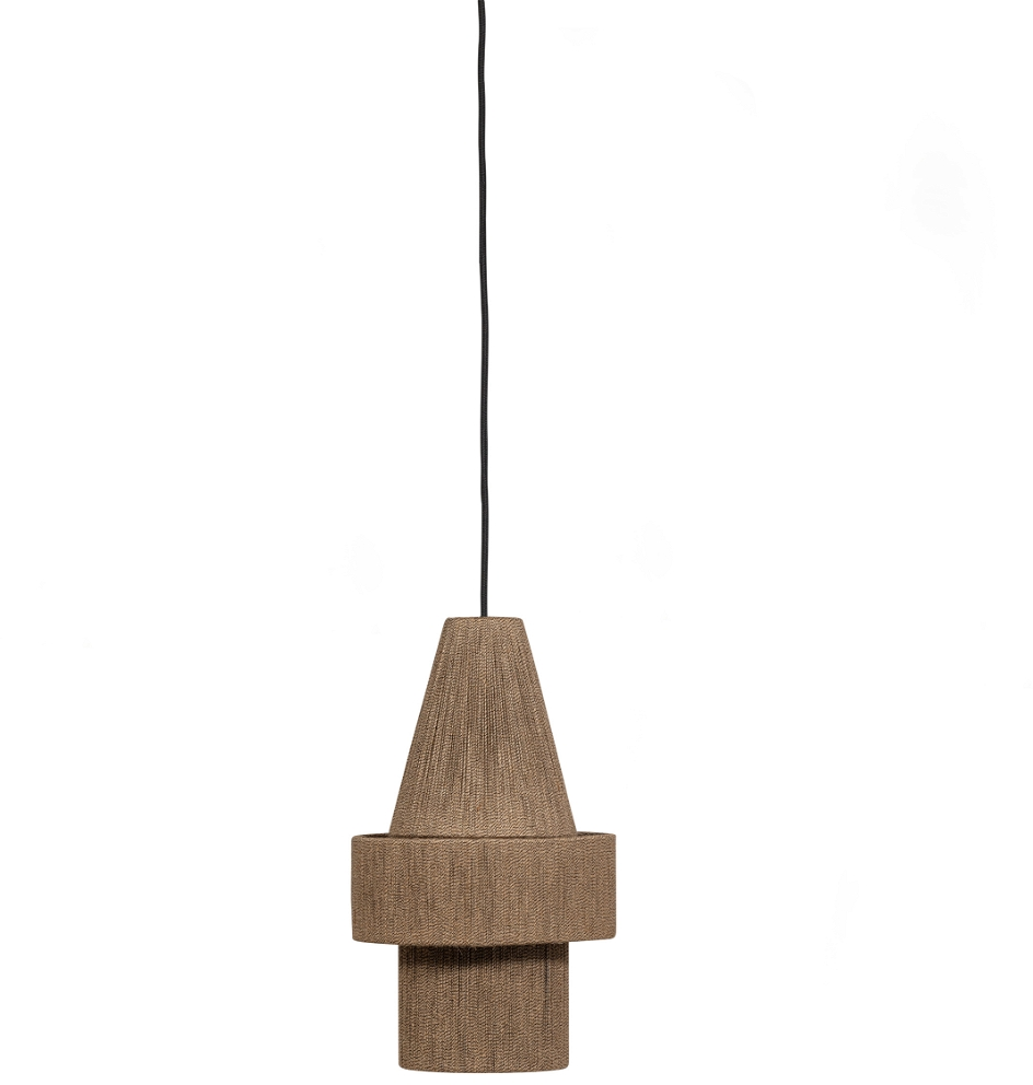 Pendellampe Woood Exclusive Pepe Naturreb ø28   H50 Cm  Nordisk Indendørsbelysning