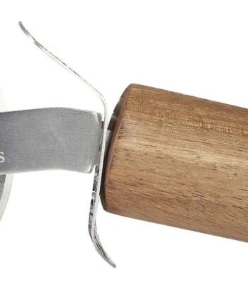 Pizzahjul Gorms-serien   Pizzaskærer   Rustfrit Stål   Akacietræ ø6   Cm L19 Cm Natur