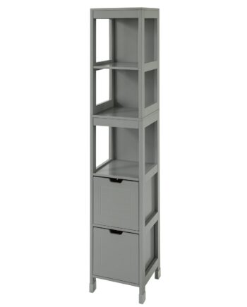 Pladsbesparende Badeværelsesskab  Grå  30   30   145 Cm