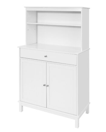 Pladsbesparende Kommode  90x40x148 Cm  Hvid