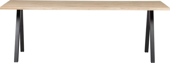 Plankebord Woood Tablo   Spisebord   Massiv Ubehandlet Eg Natur 200x90x75 Cm