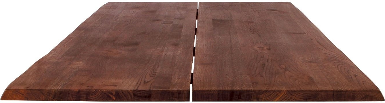 Plankebordplade House Of Sander Curve Til Spisestue Moccafarvet Egetræ H3ã B95ã L200 Cm