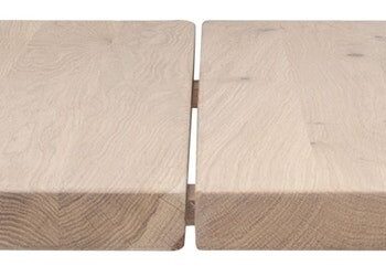 Plankebordplade House Of Sander Hugin Til Spisebord Hvidt Egetræ 4x95x295 Cm