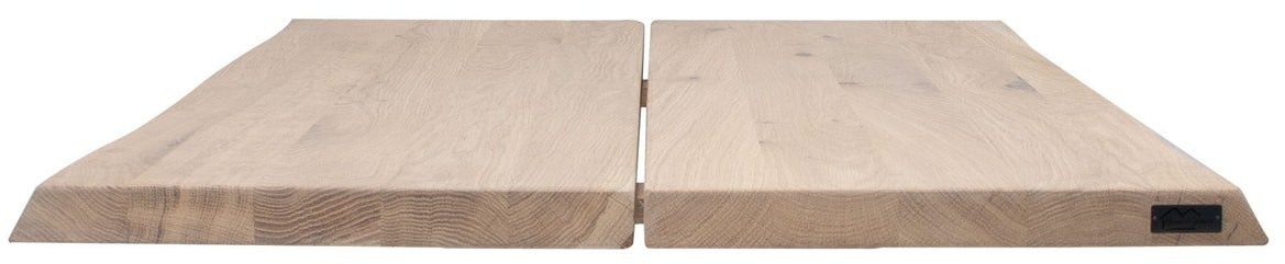 Plankebordplade House Of Sander Hugin Til Spisebord Hvidt Egetræ 4x95x295 Cm