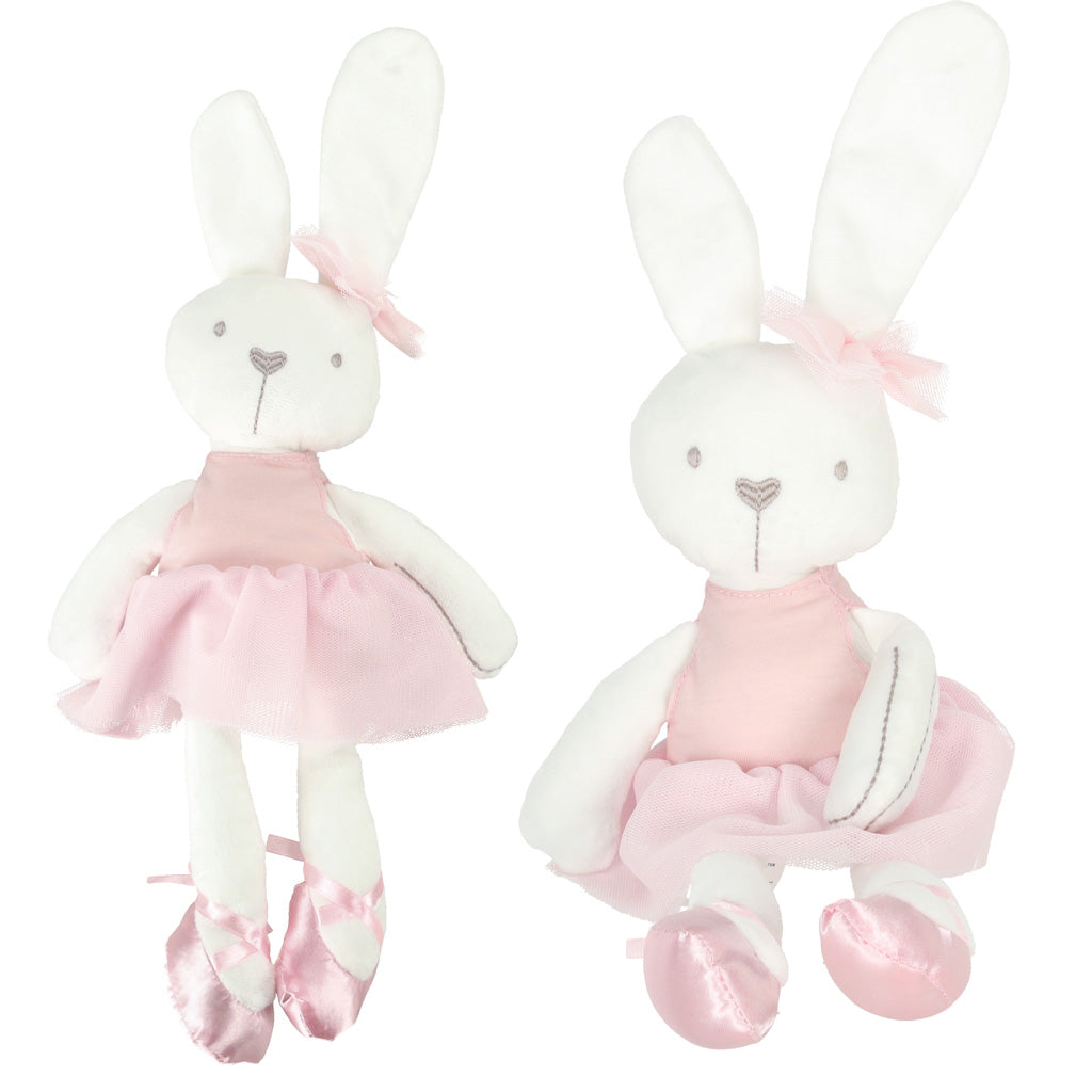 Plys Maskot-kanin Lyserød Kjole 42 Cm