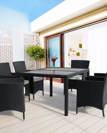 Polyrattan Havesiddegruppe Riga   Dele Sort