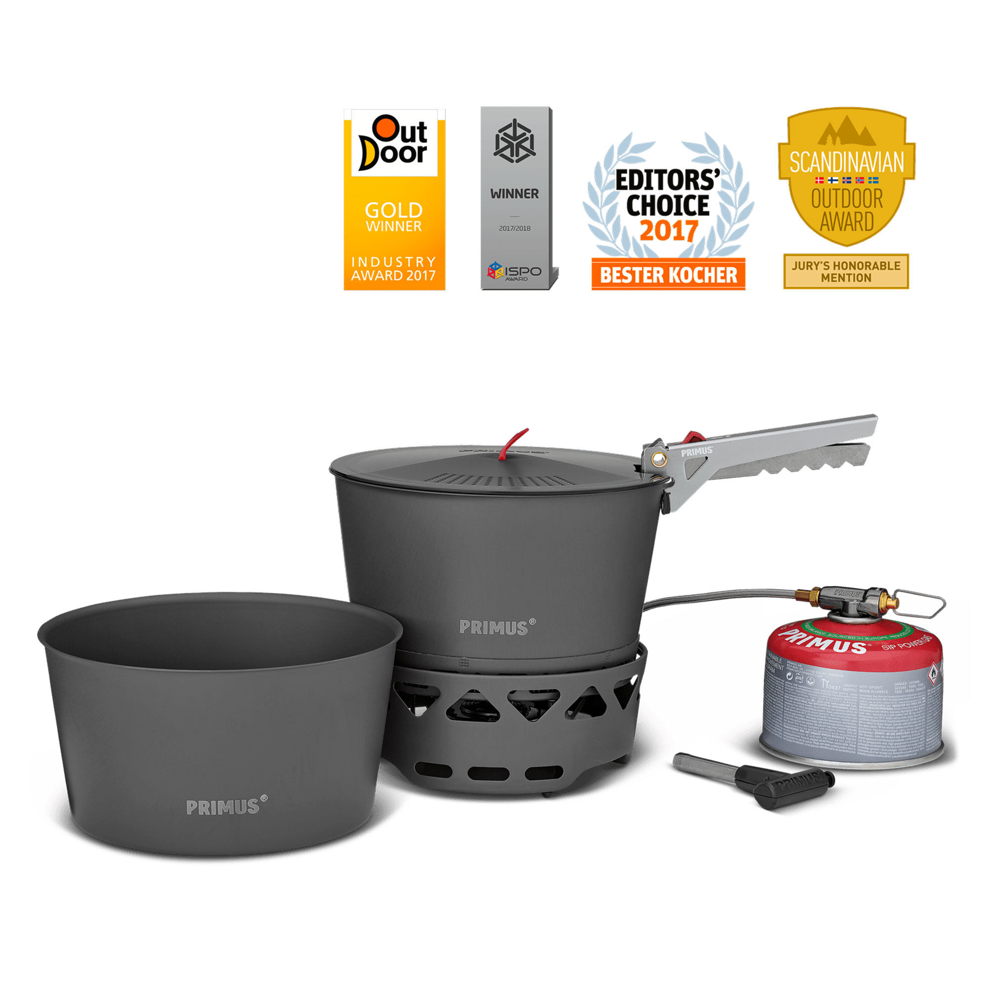 Primus Primetech Stove Set Stormkøkken Med Gryder Liter