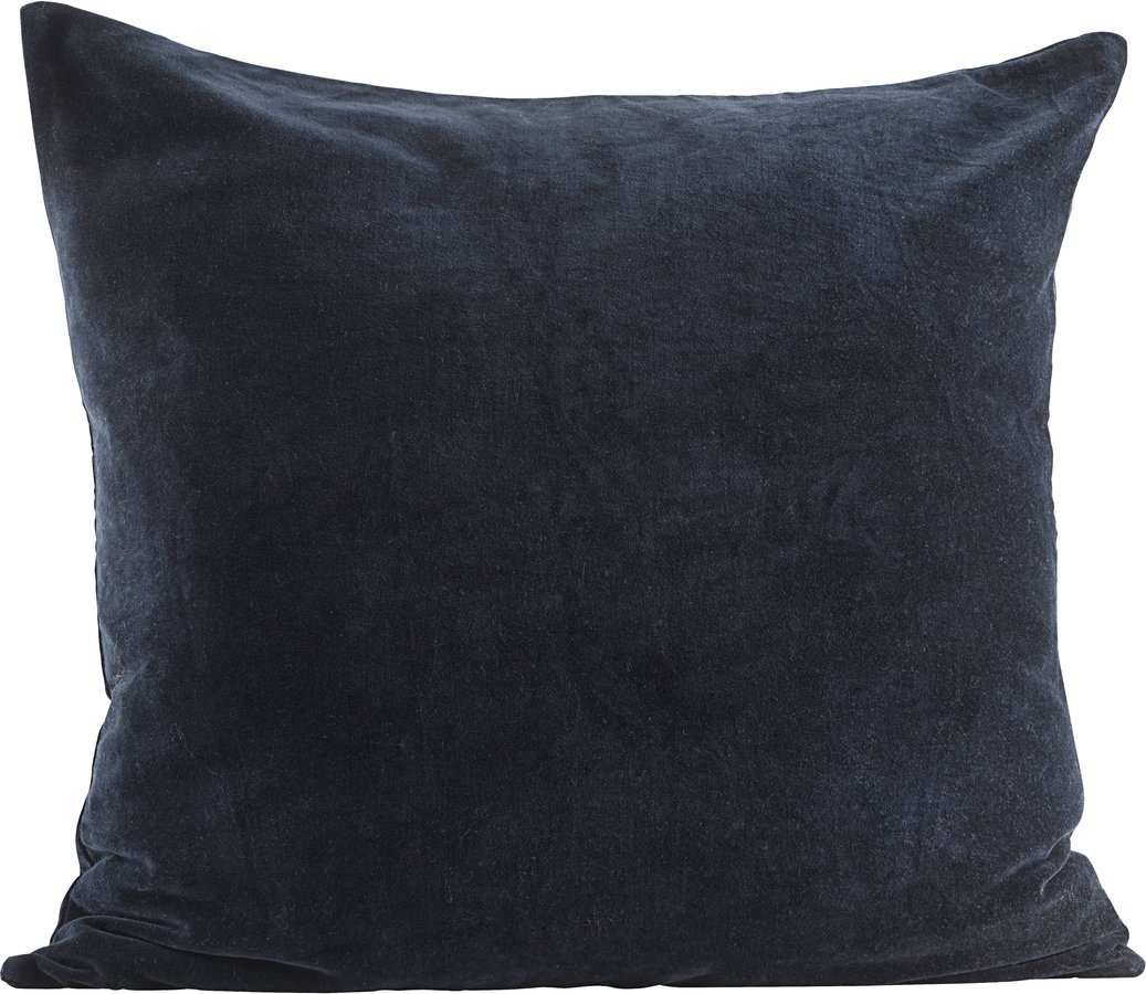 Pudebetræk House Doctor Velv Bomuldsfløjl 60x60 Cm Blå Petrol