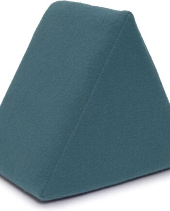 Puf Puff Kave Home Jalila Blå Uldfilt H40xb25xl25 Cm