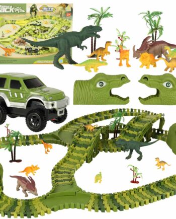 Racerbane Dinosaurer Biler 240 Elementer