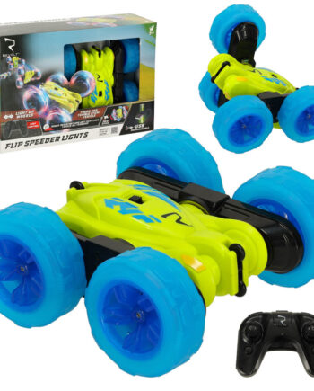 Rc Revolt Flip Speeder Fjernbetjent Bil Med Lysende Hjul