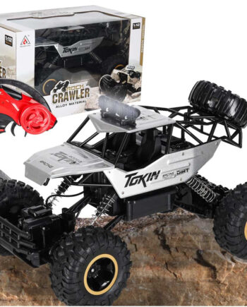 Rc-bil Rock Crawler  :12 4wd Metal Sølv