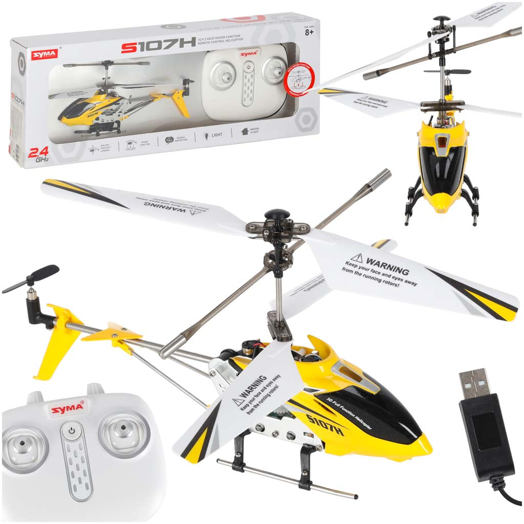 Rc-helikopter Syma S107h 4ghz Rtf Gul