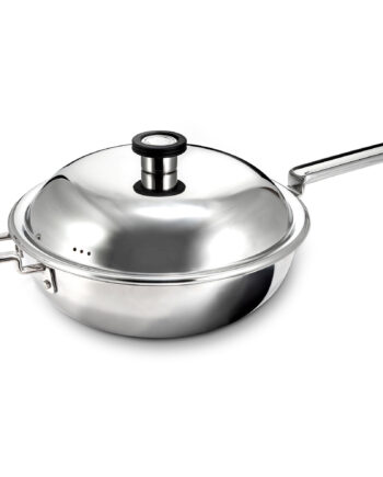 Robert Welch 316 Series Wok Med Låg 28 Cm  Rustfrit Stål