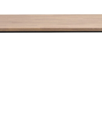 Rowico Carradale Spisebord     Udtræk Natur Eg Og Sort Metal  170x100