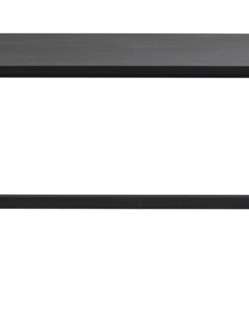 Rowico Carradale Spisebord     Udtræk Sort Eg Og Sort Metal  170x100