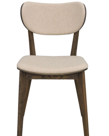Rowico Kato Spisebordsstol Beige Stof Og Brun Eg