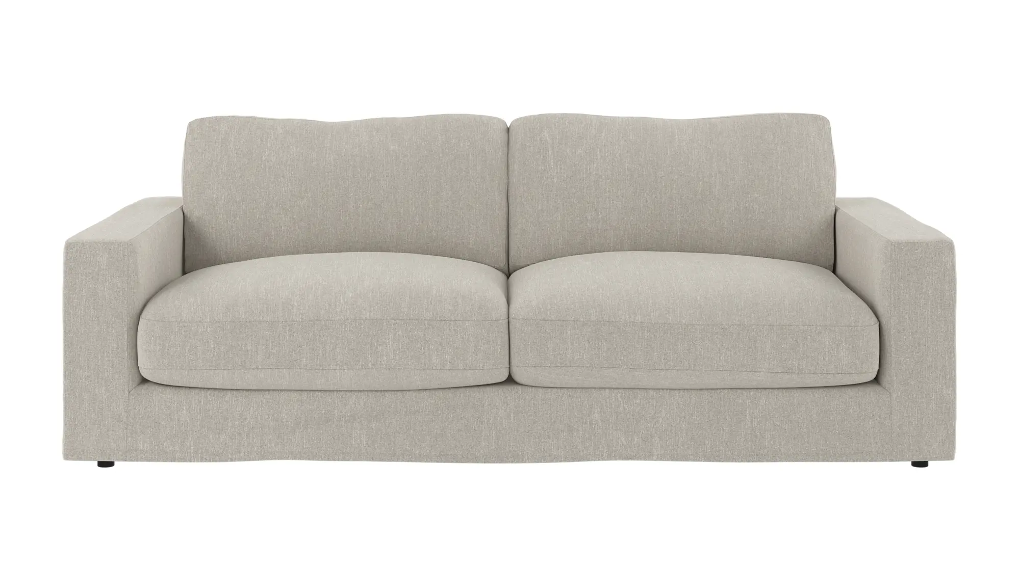 Rowico Langdon   Pers  Sofa Sand Stof Og Sort Bøgetræ